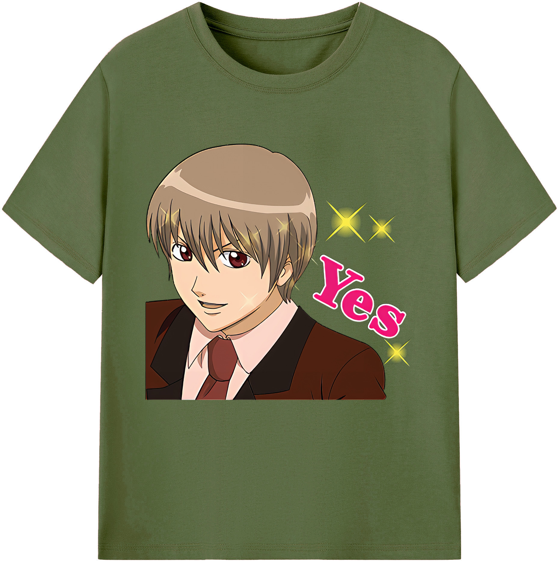 （画像用） ぎんたま 坂田銀時（さかたぎんとき） 神楽 志村新八（しむら しんぱち） GINTAMA Sakata Gintoki Kagura Shimura Shinpachi 綿100％半袖Tシャツ（フロントプリント）